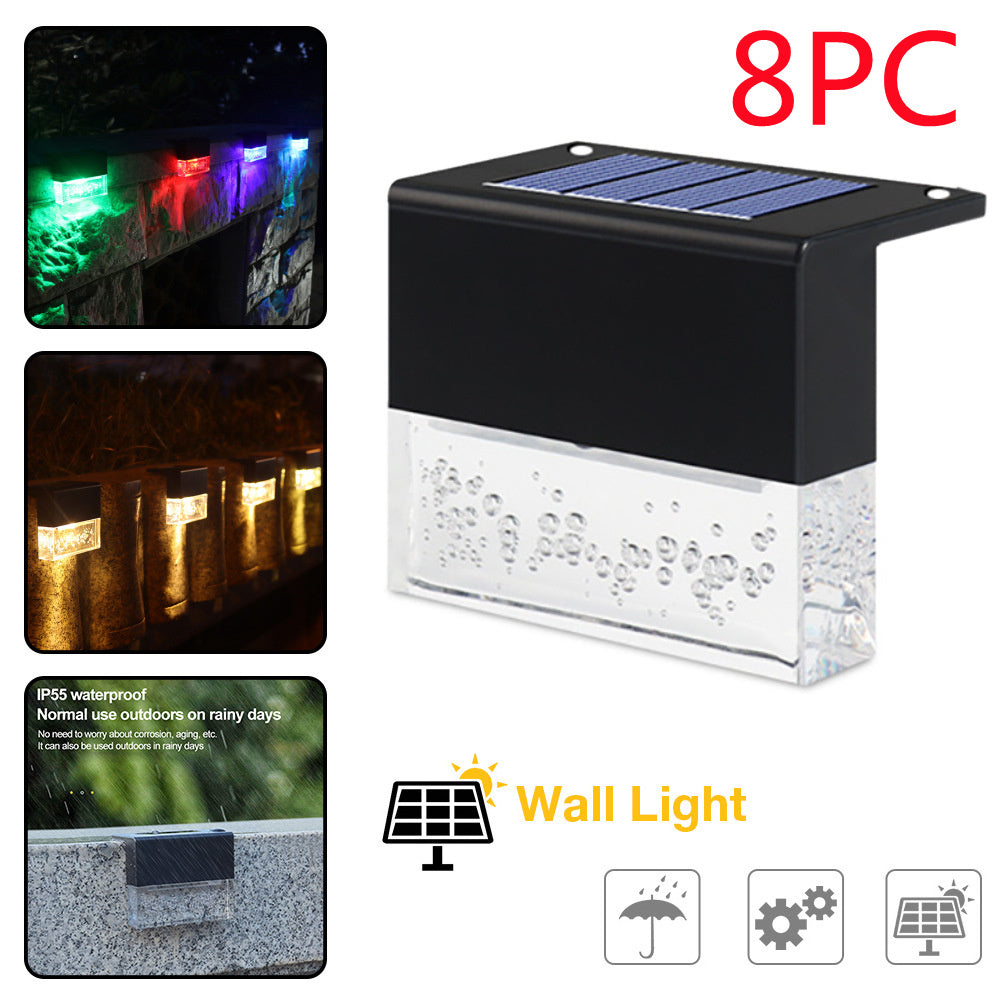 RGB LED t Step Fence Light