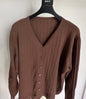 V-neck Sweater Sweater Thin Cardigan Jacket Top For Women