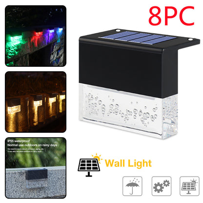RGB LED t Step Fence Light