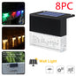 RGB LED t Step Fence Light
