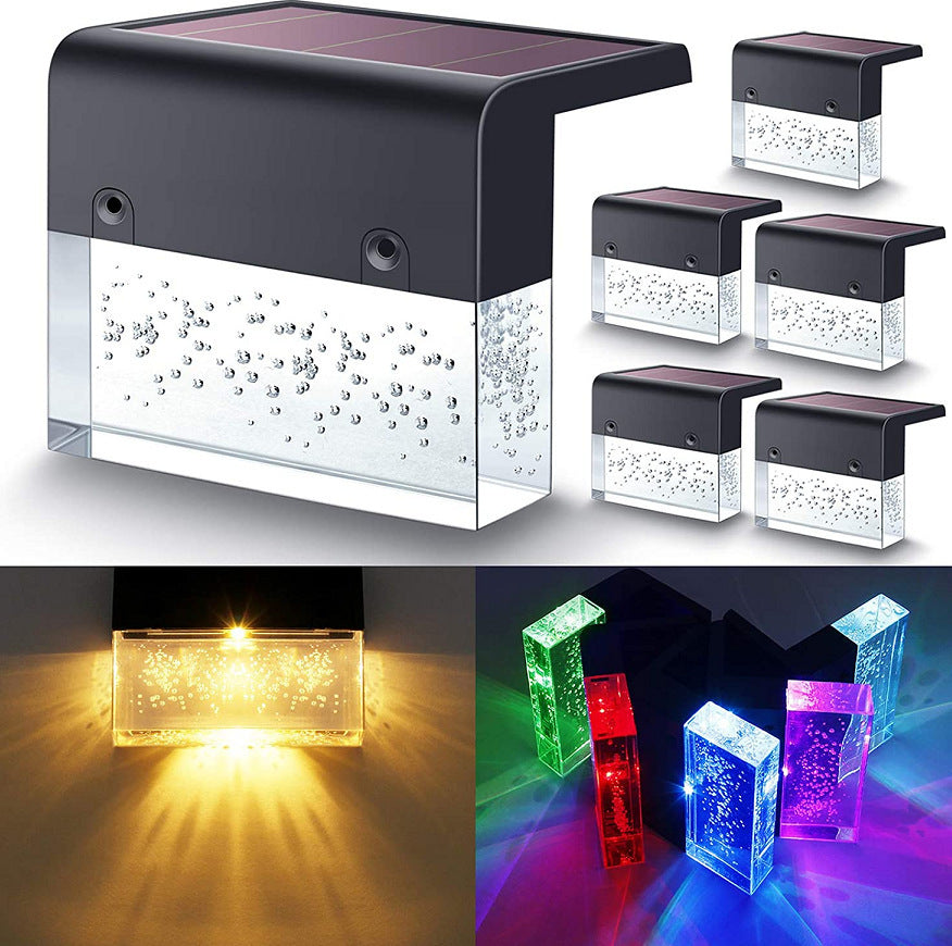 RGB LED t Step Fence Light