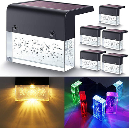 RGB LED t Step Fence Light