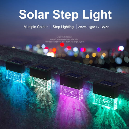 RGB LED t Step Fence Light