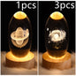 Galaxy Crystal Ball Table Lamp 3D