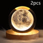 Galaxy Crystal Ball Table Lamp 3D