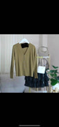 V-neck Sweater Sweater Thin Cardigan Jacket Top For Women