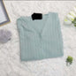 V-neck Sweater Sweater Thin Cardigan Jacket Top For Women