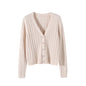 V-neck Sweater Sweater Thin Cardigan Jacket Top For Women