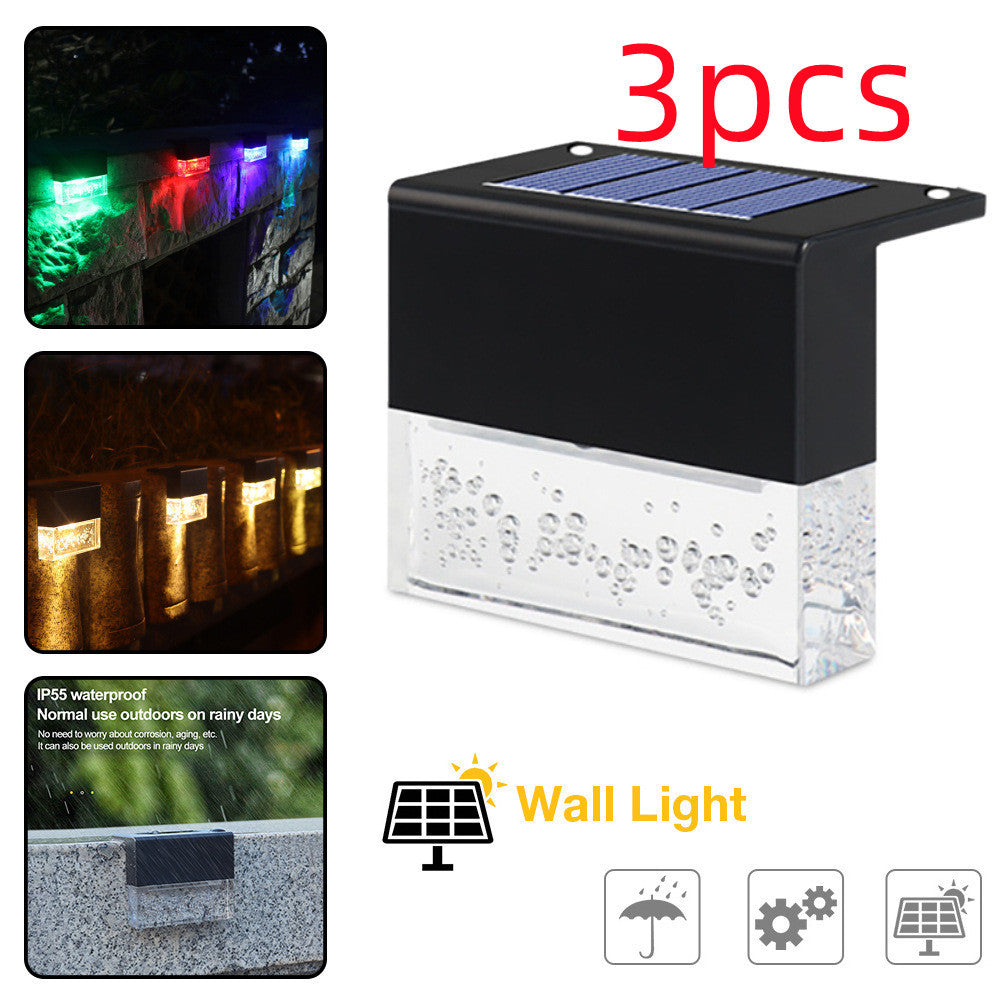 RGB LED t Step Fence Light