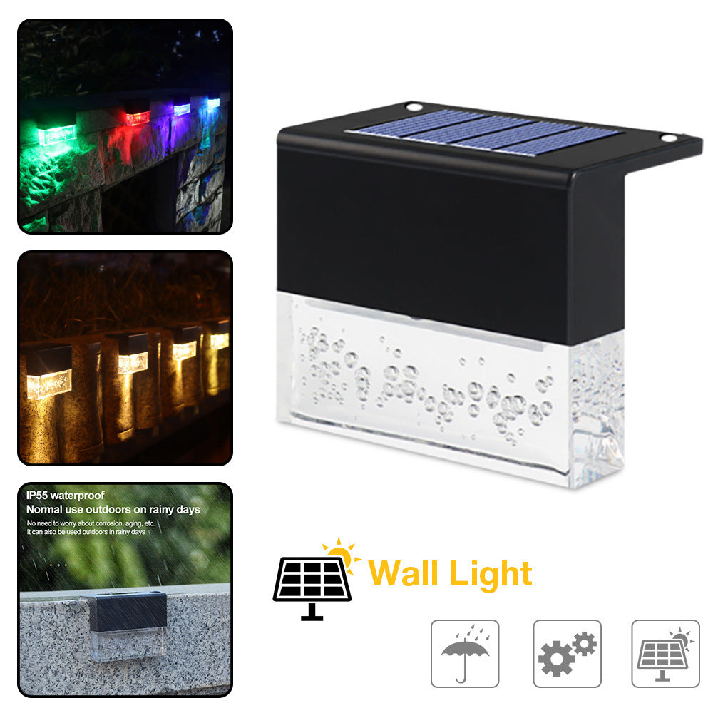 RGB LED t Step Fence Light