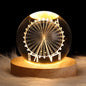 Galaxy Crystal Ball Table Lamp 3D