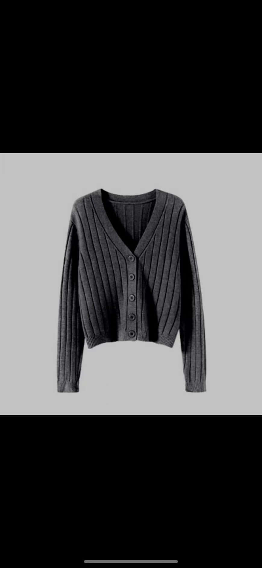 V-neck Sweater Sweater Thin Cardigan Jacket Top For Women