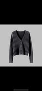 V-neck Sweater Sweater Thin Cardigan Jacket Top For Women
